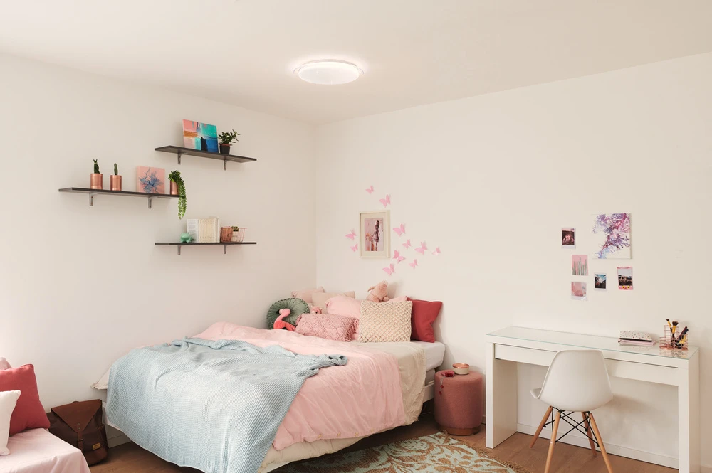 Lubinis šviestuvas Ledvance 24W paviršinis šviestuvas, baltas, 2700K, išmanus+WiFi valdymas