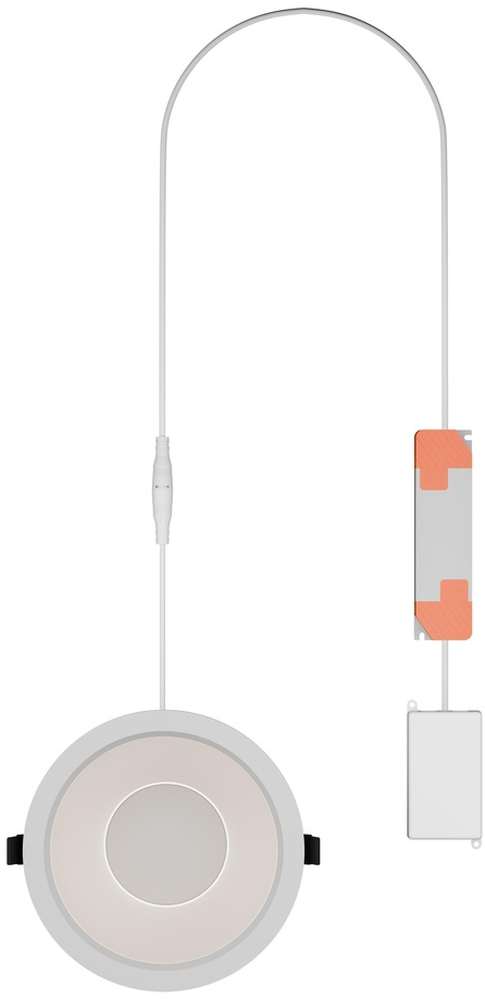 25/20/15W LED įleidžiama panelė COMFORT HIGH EFFICIENCY, balta, 4000K, 55°, DALI2, UGR19, IP44