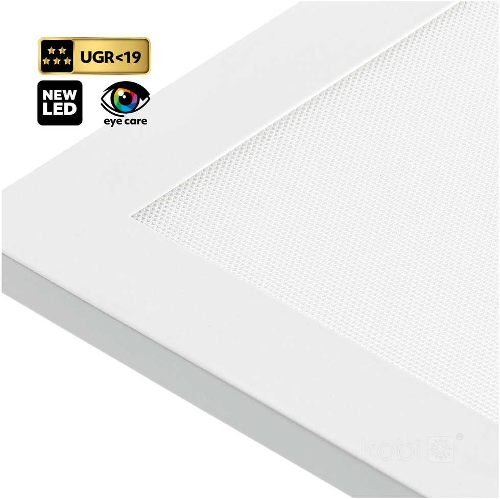 25/36/40W LED panelė CAPRI, balta, 3000/4000/5700K, 60x60cm, IP44, UGR19