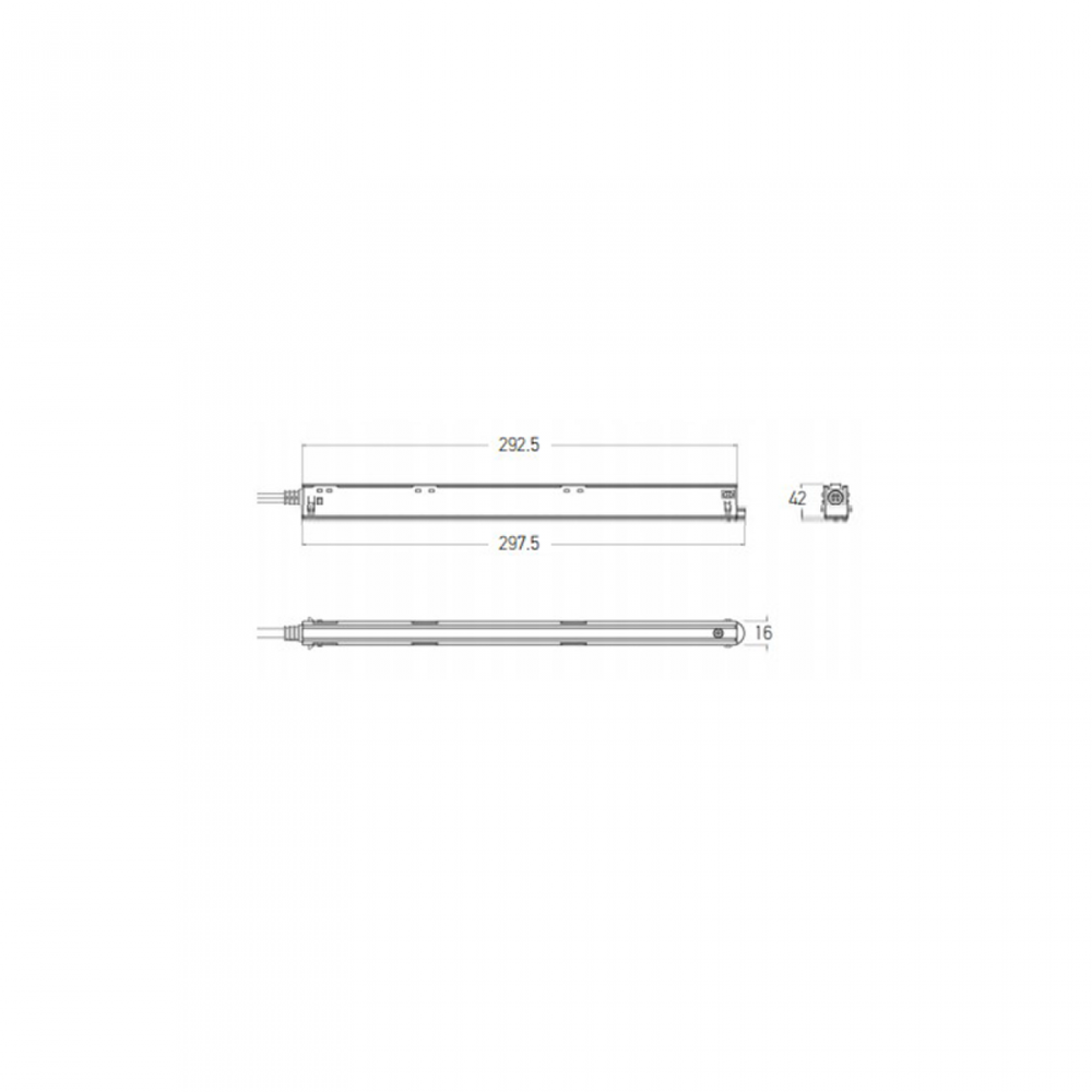 250W magnetinės sistemos ZAMBELIS MAGNETIC maitinimo šaltinis, 48V, juodas, 22294