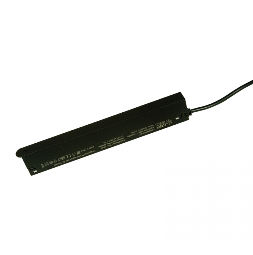 250W magnetinės sistemos ZAMBELIS MAGNETIC maitinimo šaltinis, 48V, juodas, 22294