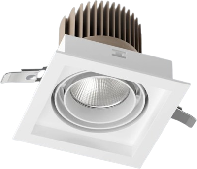 25,5W įleidžiamas šviestuvas BERYL NEW LED K-2, baltas, 4000K, IP44