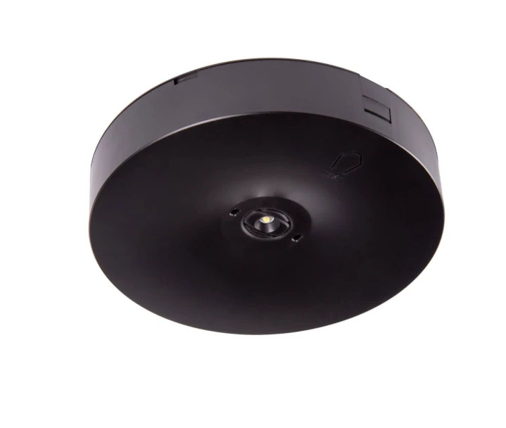 2,5W avarinis šviestuvas STARLET ROUND SC 250 NM 3H MT, juodas