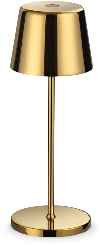 2,5W LED įkraunamas stalo šviestuvas CUTE, aukso sp., 2200-2700K, IP65, dimeriuojamas, 346939