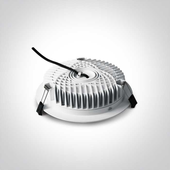 25W LED įleidžiamas šviestuvas, baltas, 4000K, 10125B/W/C
