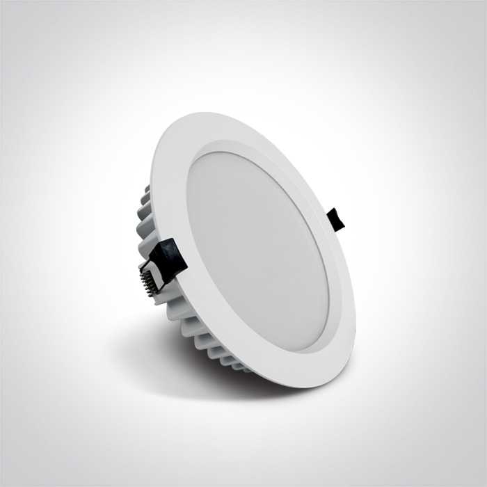 25W LED įleidžiamas šviestuvas, baltas, 4000K, 10125B/W/C