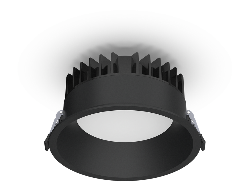 25W LED įleidžiamas šviestuvas TECH, juodas, 3000/4000K, dimeriuojamas, IP65, E3987170NDT