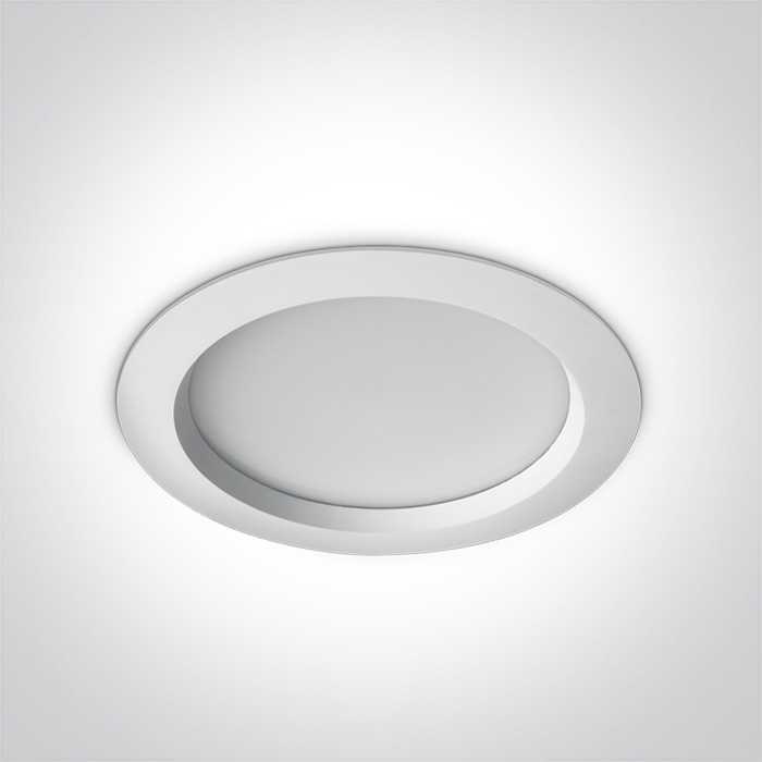 25W LED įleidžiamas vonios šviestuvas, baltas, 3000/4000/5000K, IP54, 10125B/W/V
