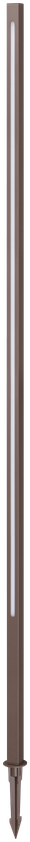 25W LED įsmeigiamas lauko šviestuvas JEDI, rudas, 3000K, IP65, 372297