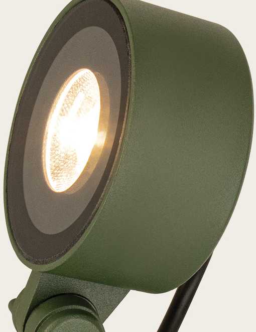 25W LED įsmeigiamas lauko šviestuvas, žalias, 3000K, IP65, E473