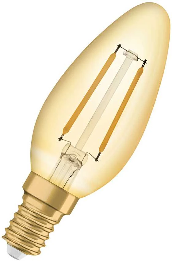 Osram 2,5W LED lemputė VINTAGE 1906, E14, aukso sp., 2400K