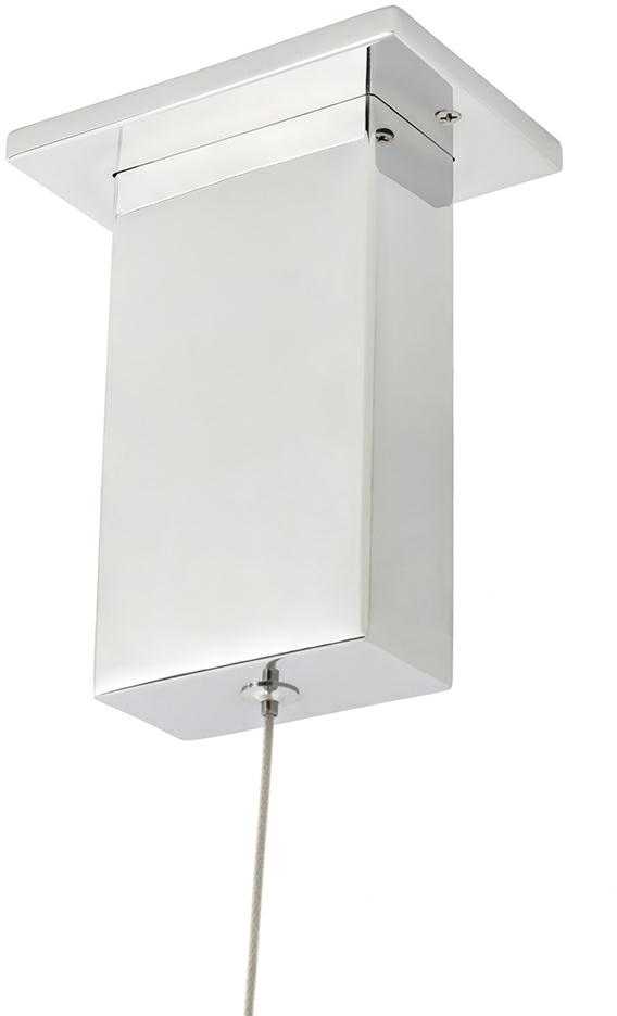 25W LED pakabinamas šviestuvas RING 40, sidabro sp., 3000K