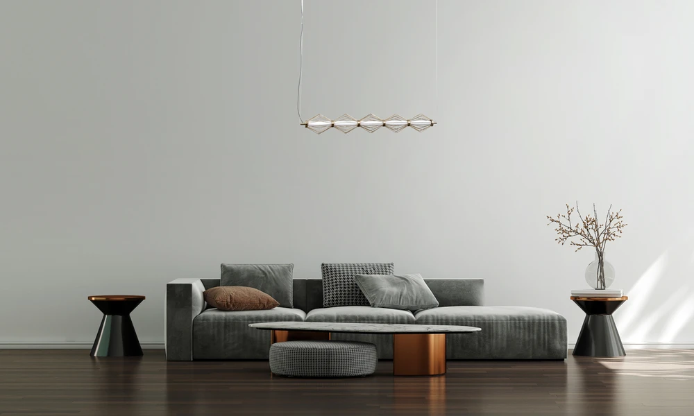 25W LED pakabinamas šviestuvas SEVIL, aukso sp., 3000K