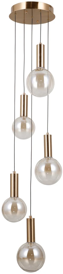 25W LED pakabinamas šviestuvas STRELA, aukso/gintaro sp., 3000K