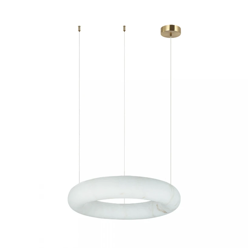 25W LED pakabinamas šviestuvas, žalvario/baltos sp., 3000K, dimeriuojamas, 34cm, 2542