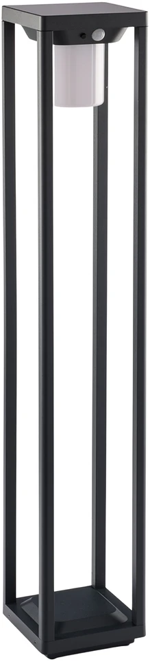 2,5W LED pastatomas lauko šviestuvas su saulės baterija ir judesio davikliu KYOTO, antracito sp., 4000K, IP44