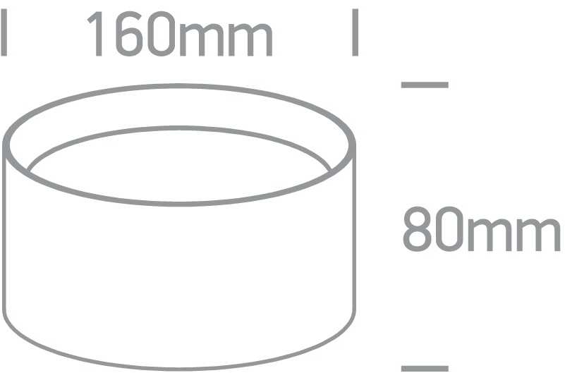 25W LED paviršinis šviestuvas, baltas, 3000/4000/5000K, IP44, 12125D/W/V