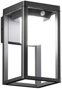 Sieninis šviestuvas 2,5W LED sieninis lauko šviestuvas su judesio davikliu ir saulės baterija KYOTO, antracito sp., 4000K, IP44