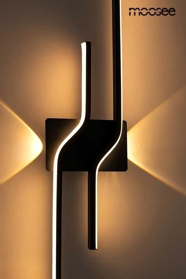 25W LED sieninis šviestuvas ROCHE 100, juodas, 3000K