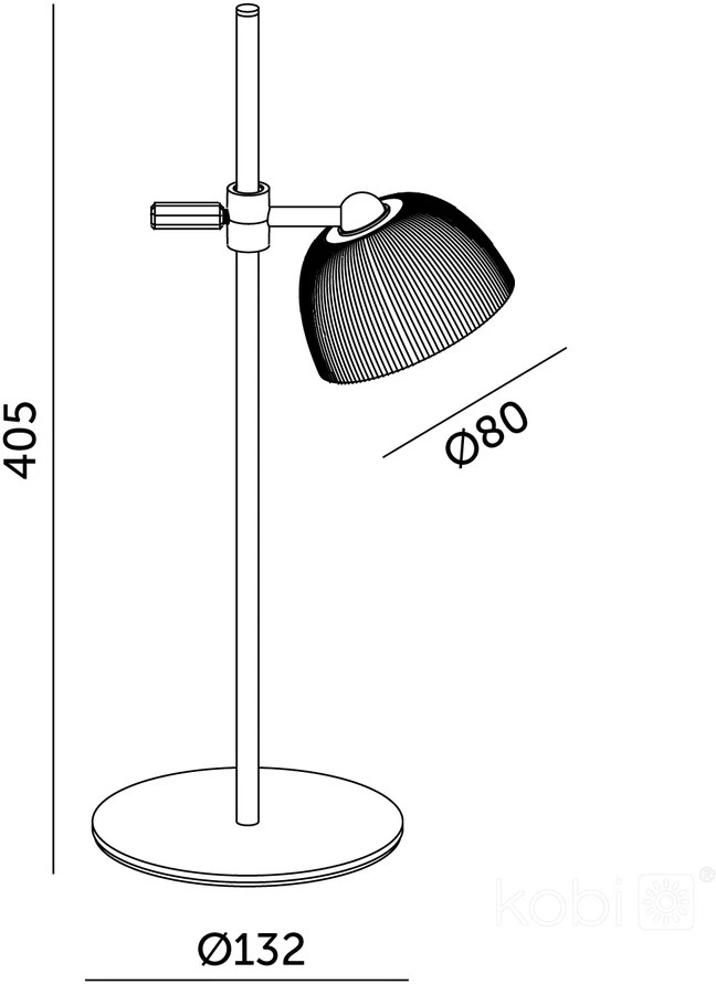 2,5W LED stalo šviestuvas ORBI, baltas, 3000/6500K