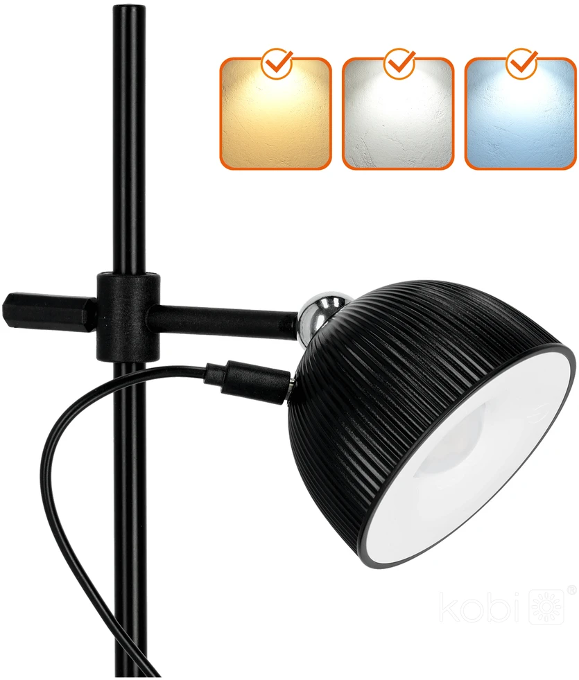 2,5W LED stalo šviestuvas ORBI, juodas, 3000/6500K
