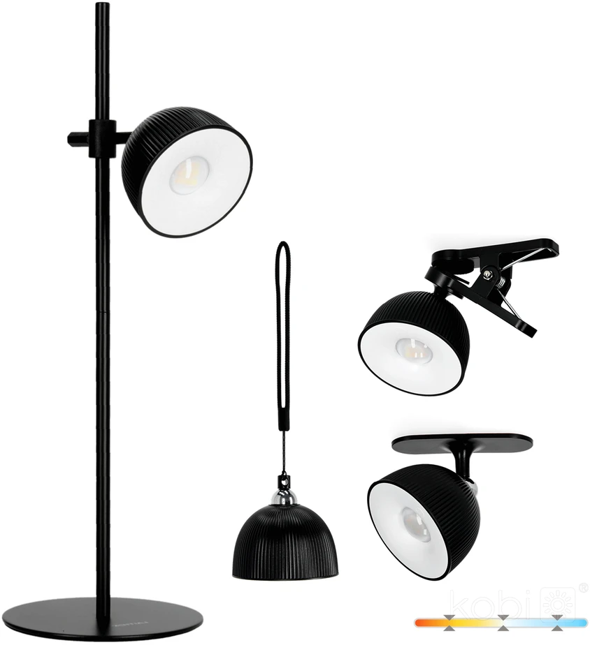 2,5W LED stalo šviestuvas ORBI, juodas, 3000/6500K
