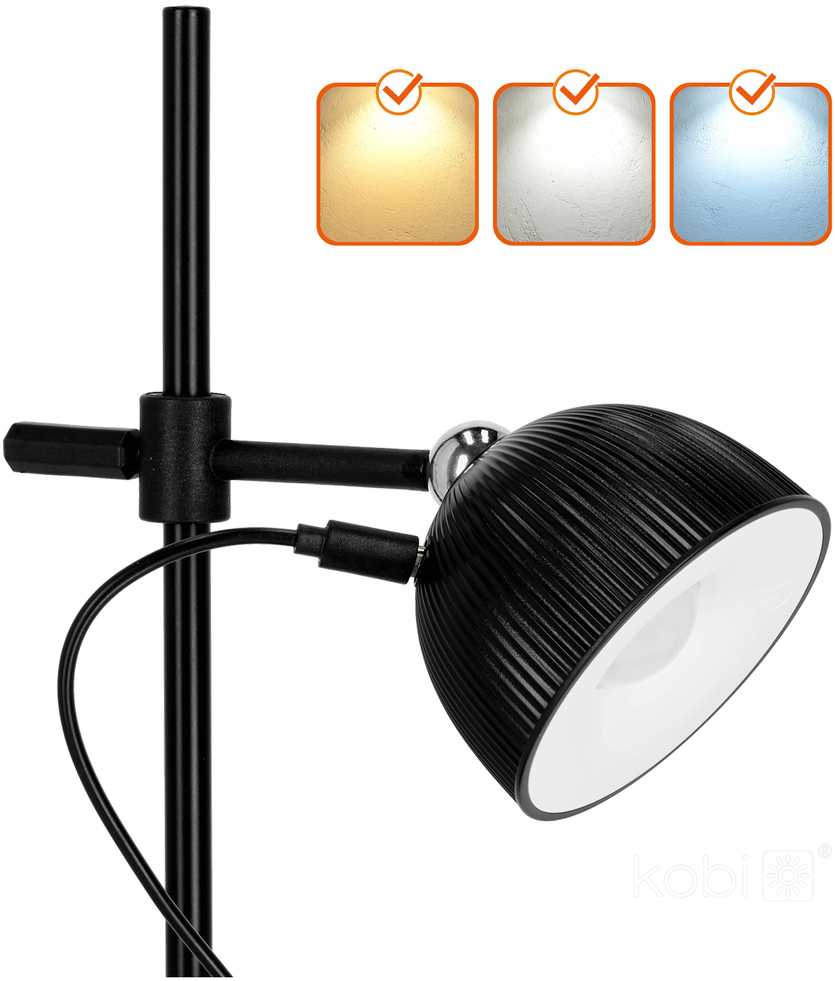 2,5W LED stalo šviestuvas ORBI, juodas, 3000/6500K