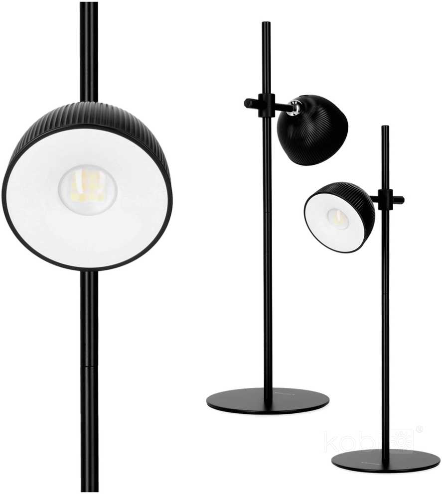 2,5W LED stalo šviestuvas ORBI, juodas, 3000/6500K