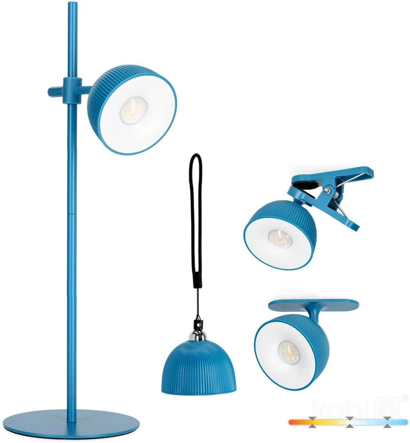 2,5W LED stalo šviestuvas ORBI, mėlynas, 3000/6500K