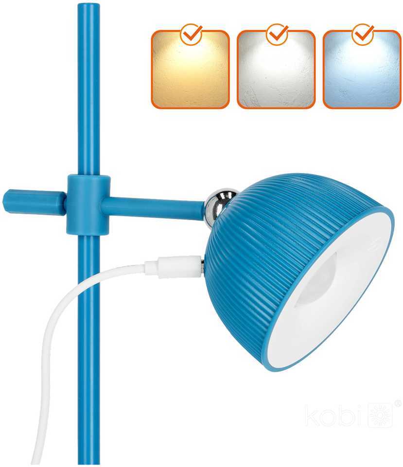 2,5W LED stalo šviestuvas ORBI, mėlynas, 3000/6500K