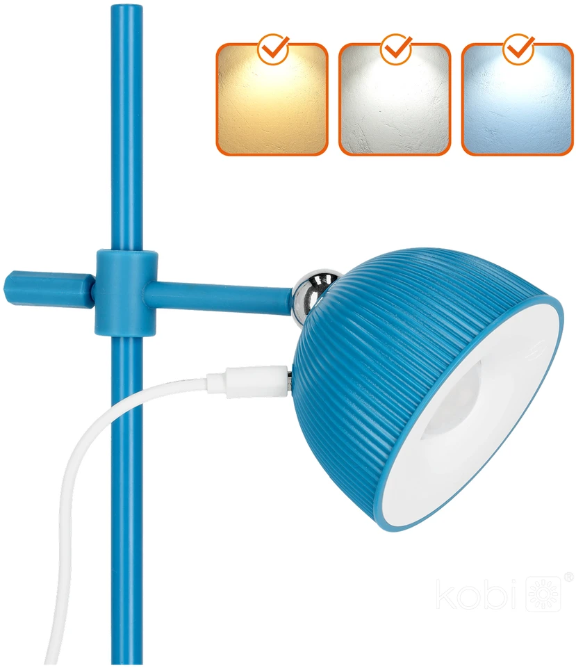 2,5W LED stalo šviestuvas ORBI, mėlynas, 3000/6500K