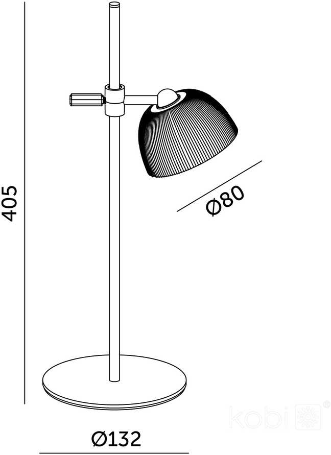 2,5W LED stalo šviestuvas ORBI, pilkas, 3000/6500K