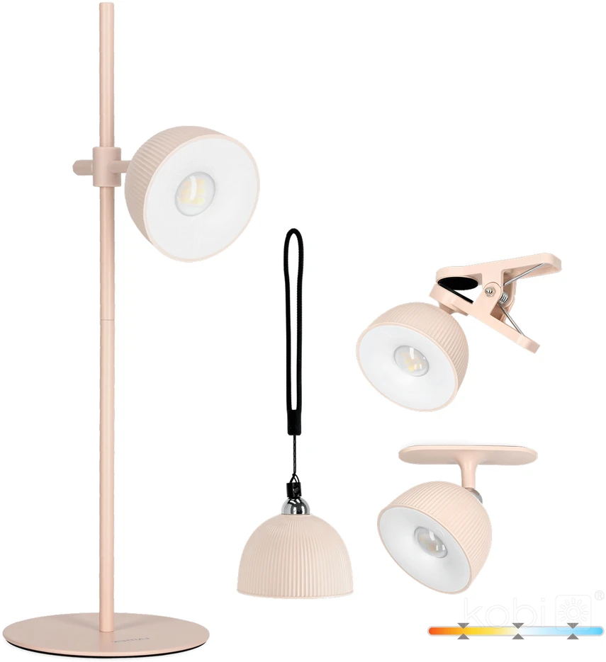 2,5W LED stalo šviestuvas ORBI, rožinės sp., 3000/6500K