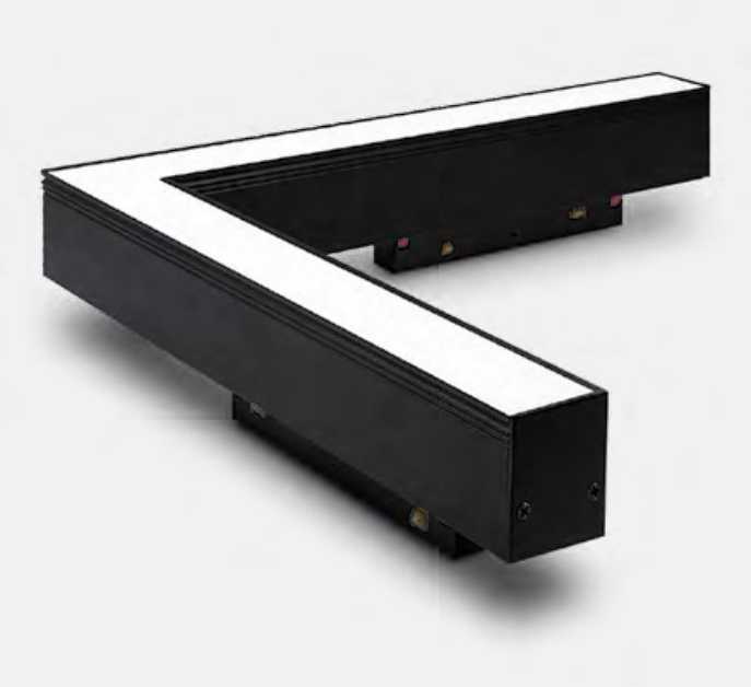 25W LED šviestuvas į magnetines sistemas ONELIGHT MAXI, juodas, 3000K, DALI, 42100EL/B/W