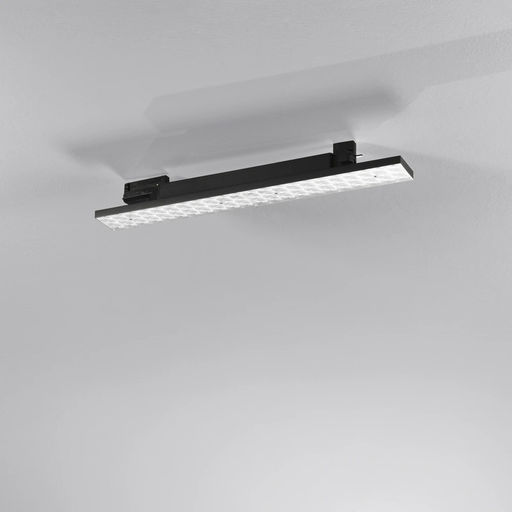 25W LED trifazis linijinis šviestuvas MAXWELL, juodas, 3000K