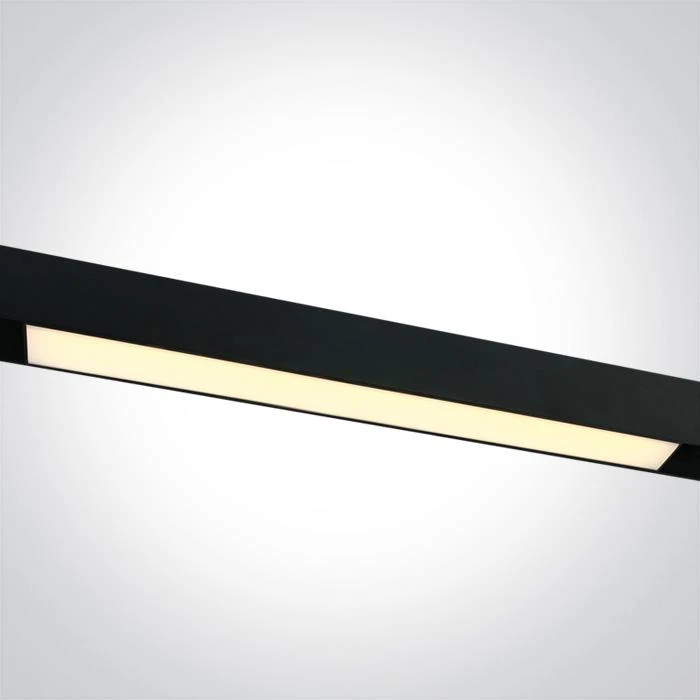 25W linijinis šviestuvas į magnetines sistemas ONELIGHT MAXI, juodas, 3000K, 42100B/B/W