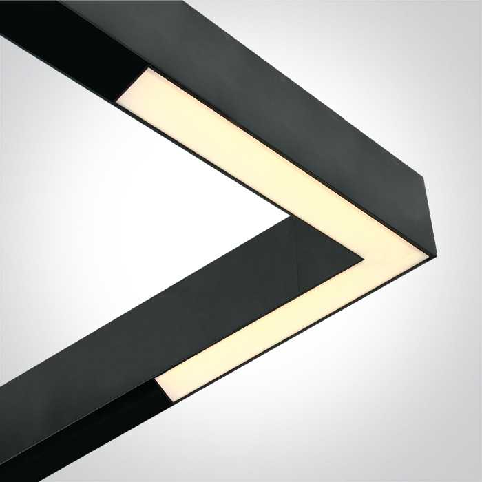 25W šviestuvas į magnetines sistemas ONELIGHT MAXI, juodas, 3000K, 42100E/B/W