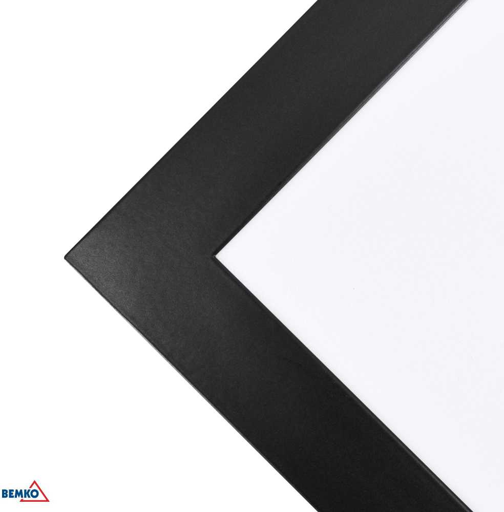 Luxmena 26-34W LED paviršinė panelė GRANDER, juoda, 3000K/4000K/6500K, IP44