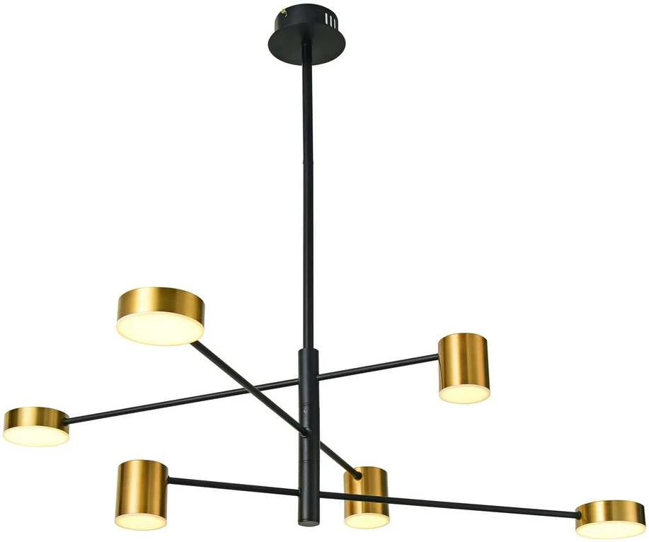 Italux Pakabinamas šviestuvas Remdal PND-16374-6-BK-GD-3K
