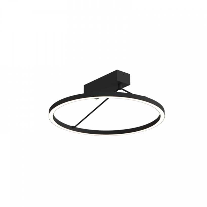 26W LED lubinis šviestuvas, juodas, 3000K, dimeriuojamas, 40cm, 2561