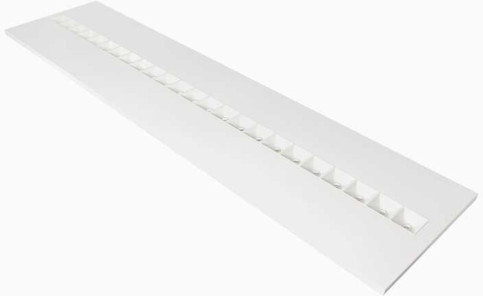 27,5W LED panelė LOUVER, balta, 4000K, DALI, 120x30cm