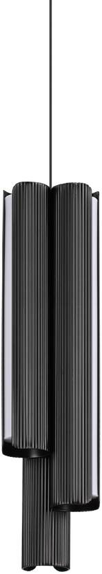 27W LED pakabinamas šviestuvas DORICA, juodas, 3000K, dimeriuojamas, 366487