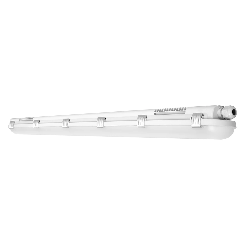 28,3/24/21,4/17,3/14W LED linijinis šviestuvas DAMP PROOF HE 5X THROUGHWIRING 1200, pilkas, 4000K, IP65