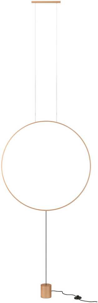 28W LED grindinis/pakabinamas šviestuvas SLICK, matinės aukso sp., 3000K, 01-2198