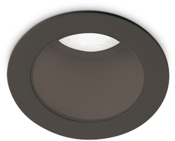 2,8W LED įleidžiamas šviestuvas QUARK, juodas, 3000K, 305844