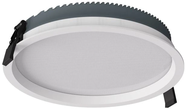 28W LED įleidžiamas šviestuvas XEVO ROUND, matinės baltos sp., 3000/4000/6000K