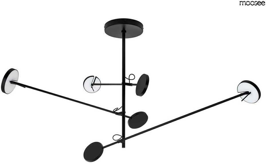 28W LED pakabinamas šviestuvas BOBBIE 3, juodas, 3000K