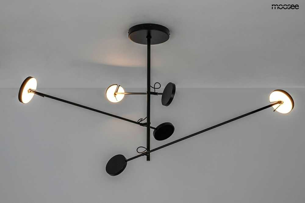 28W LED pakabinamas šviestuvas BOBBIE 3, juodas, 3000K