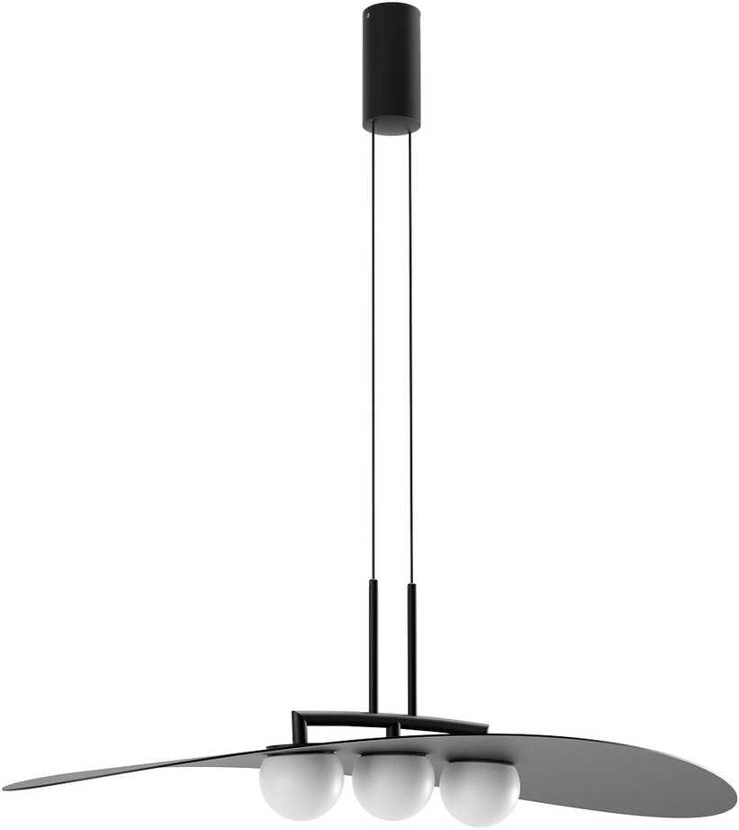 28W LED pakabinamas šviestuvas CODY, juodos/baltos sp., 3000K, 01-3309