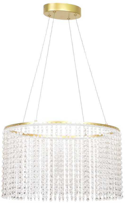 28W LED pakabinamas šviestuvas SOL, skaidrus/aukso sp., 3000K, 4306200